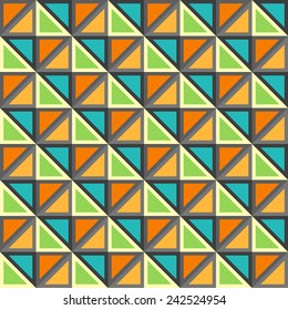 abstract colorful geometrical seamless pattern