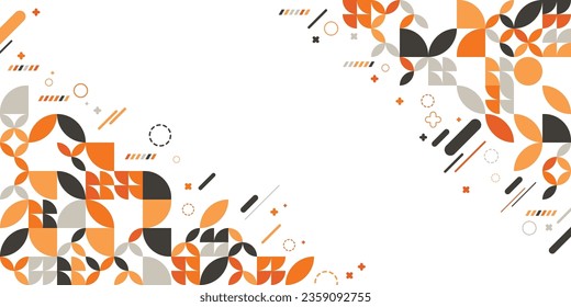 Abstract Colorful Geometrical Shapes Background 