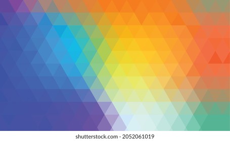 abstract colorful geometrical triangle shapes pattern background