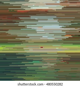Abstract Colorful Glitch Background Texture. Vector illustration