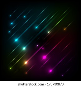 Abstract colorful glow background