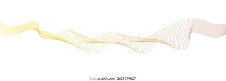 Abstract colorful glowing wave lines background. Blending gradient colors. Digital frequency track equalizer. Abstract frequency sound wave lines and technology curve lines background.