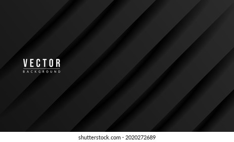 Abstract Colorful gradation with geometric shape background, shadow black color texture , Modern background design for presentation, illustration Vector EPS 10