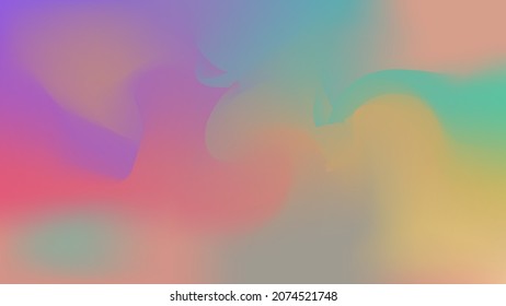 abstrakter bunter Farbverlauf-Hintergrund für künstlerisches Design-Element. Vektorgrafik