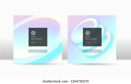 The abstract colorful gradient background. It can be used for posters, cards, flyers, brochures, magazines and any kind of cover