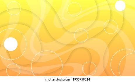 Resumen Fondo de degradado colorido con figuras geométricas onduladas de colores de diferentes formas y líneas blancas, estilo de diseño vectorial