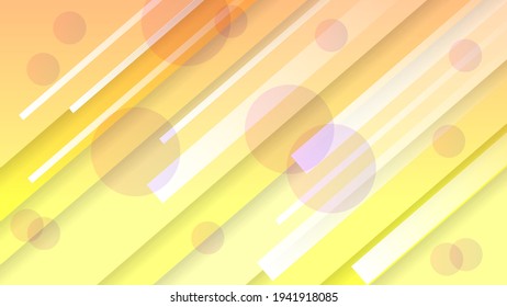 Abstract Colorful Gradient Background With Color Wavy Geometric Figures of Different Shapes And White Lines, Vector Design Style