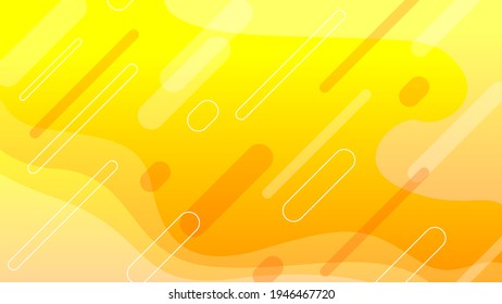 Abstract Colorful Gradient Background With Color Geometric Figures Different Shapes And White Line Vector Design Style