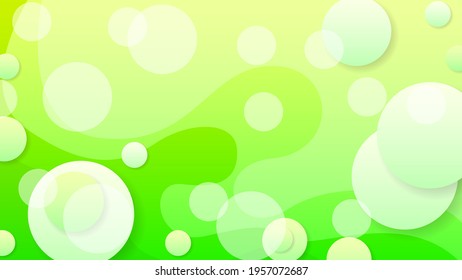 Abstract Colorful Gradient Background With Color Wavy Geometric Figures of Different Shapes And White Lines, Vector Design Style