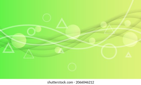 Abstract Colorful Gradient Background With Color Geometric Figures. Different Shapes And White Line Vector Design Style