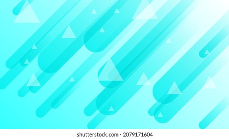Abstract Colorful Gradient Background With Color Geometric Figures. Different Shapes And White Line Vector Design Style