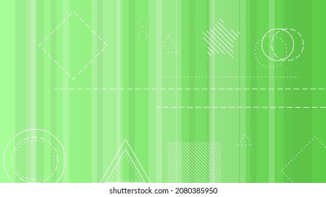 Abstract Colorful Gradient Background With Color Geometric Figures. Different Shapes And White Line Vector Design Style