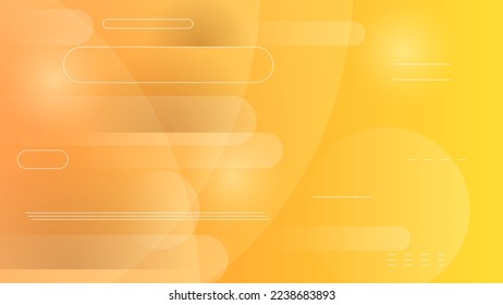 Abstract Colorful Gradient Background With Color Geometric Figures. Different Shapes And White Line Vector Design Style