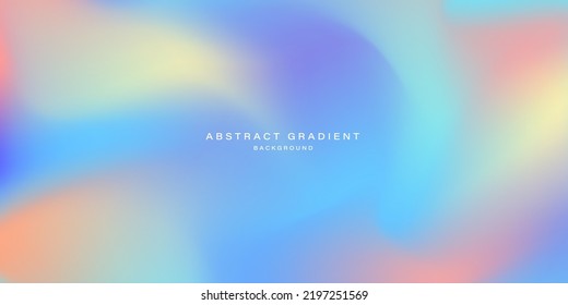 Resumen de diseño de fondo de gradiente colorido. Ilustración del vector