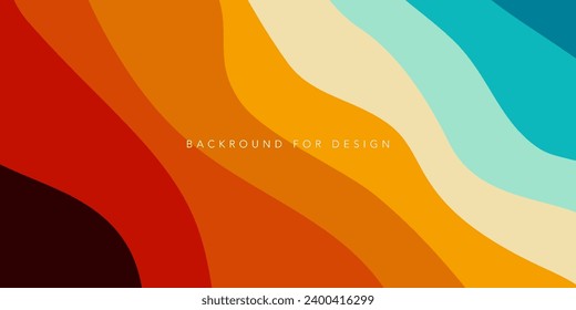 Resumen de diseño de fondo de gradiente colorido. fondo abstracto de la onda de corte de papel. Fondo geométrico colorido. Diseño de fondo de color líquido. Composición de formas fluidas. Vector Eps10