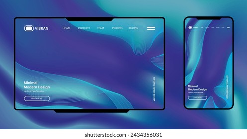abstract colorful gradient background for design as banner, ads, and presentation concept