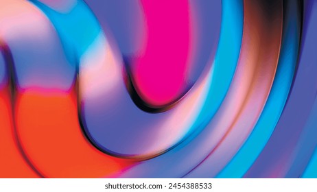 Abstract colorful gradient background for design as banner, ads. Abstract blurred background of multi-colored stripes. Background for design. Vector illustration.