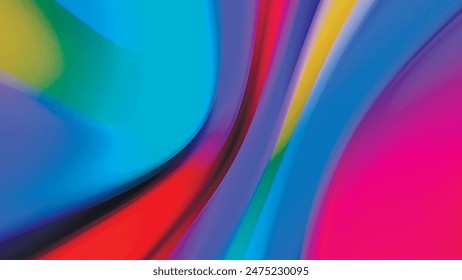 Abstractas fondo de degradado colorido para el diseño como Anuncio, anuncios. Abstractas fondo borroso de rayas multicolores. Fondo para el diseño. Ilustración vectorial.