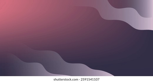 Abstract colorful gradient background. Dynamic sound wave. Design element. Vector illustration
