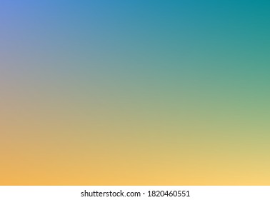 Abstract colorful gradient background, empty blue yellow and green color template design. Multicolored smooth colour blend gradient surface, colorful canvas layout