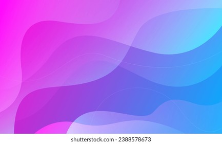 Abstract colorful gradient background.  Fluid shapes composition. Eps10 vector