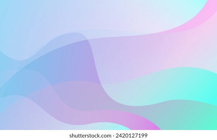 Abstract colorful gradient background. Fluid shapes composition. Vector illusration