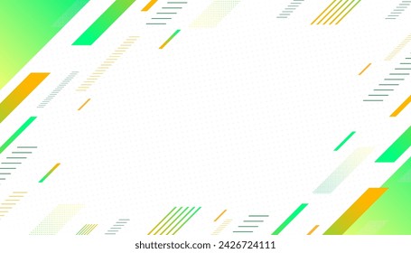 abstract colorful gradient background ,green and orange gradient, geometric, Memphis. Vector,eps10