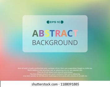 Abstract of colorful gradient background, illustration vector eps10