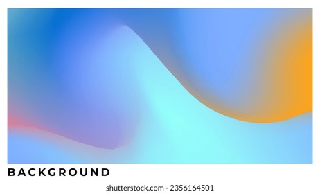 Abstract colorful gradient background with liquid wavy style