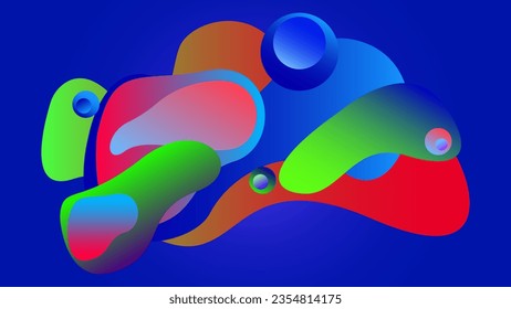 Resumen de fondo de gradiente colorido con estilo moderno