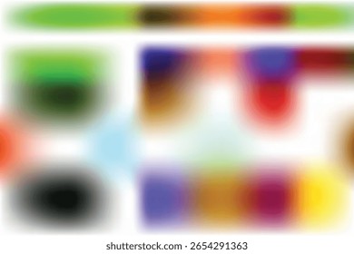 Abstract Colorful Gradient Background Patches of green blue red orange yellow and purple hues blend