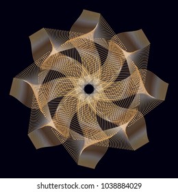 Abstract colorful gradient background, pattern, fractal