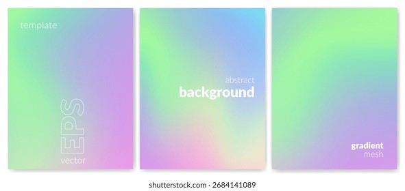 Abstractas fondo de degradado colorido con efectos de luz suave suave. Telón de fondo para branding, Web, portadas, presentaciones de Anuncios publicitarios, pósters, diseño digital o gráficos de redes sociales. Imagen de Vector
