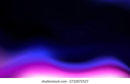 Abstract colorful gradient background with smooth flowing waves