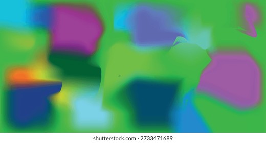 Abstract Colorful Gradient Background with Smooth Blended Neon Tones