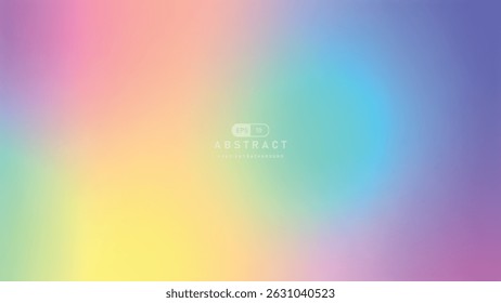 Un fondo degradado colorido abstracto, tonos pastel suaves se mezclan suavemente, creando un efecto visual soñador y calmante, perfecto para proyectos de diseño moderno o arte digital