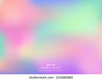 Abstract of colorful gradient background, vector eps10