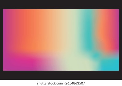 Abstract Colorful Gradient Background - Vibrant Pink Orange Blue Blend