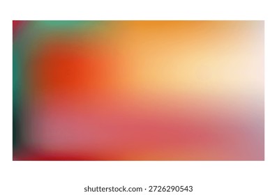 Fundo de gradiente colorido abstrato Cor-de-rosa laranja vibrante Vermelho Borrão Suave Arco-íris Textura