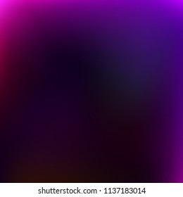 Abstract colorful gradient. Blurred abstract background. Multicolor blurry blend. Holographic illustration. Rainbow mesh texture. Modern effect vector. Holographic violet, red, blue, yellow mesh.