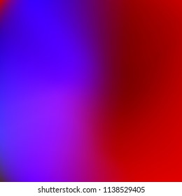 Abstract colorful gradient. Blurred abstract background. Multicolor blurry blend. Holographic illustration. Rainbow mesh texture. Modern effect vector. Holographic violet, red, blue, yellow mesh.
