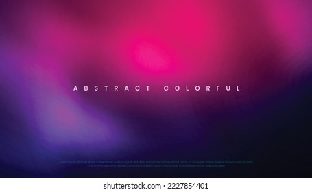 Abstract Colorful Gradient Blurred Background. Smooth Red and Blue Colors Background for Poster, Banner, Wallpaper, Cover, Presentation, Landing Page, Website. Vector Illustration