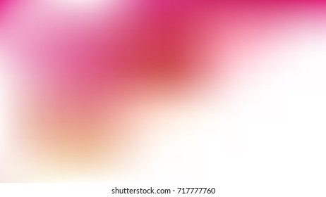 Abstract Colorful Gradient blurred White and Pink vector background