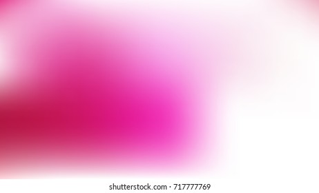 Abstract Colorful Gradient blurred White and Pink vector background