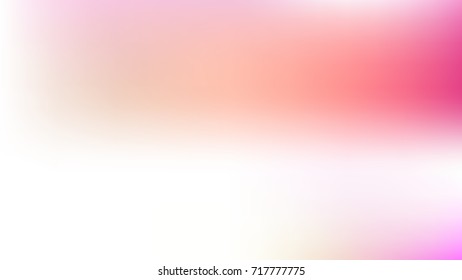 Abstract Colorful Gradient blurred White and Pink vector background