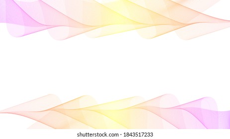Resumen degradado colorido brillante creativo 3d fondo vectorial. Patrón de colores ondulados con espacio en blanco, plantilla de flujo de movimiento de moda, pancarta, afiche, folleto o diseño para publicidad o presentación