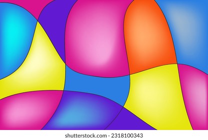 Abstract colorful gradient color background vector
