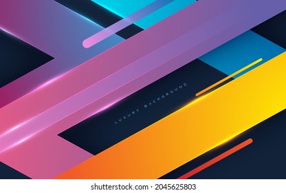 Resumen de fondo de capas de gradiente coloreadas