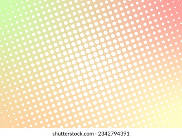 Abstract colorful gradient dot pattern circle presentation background. vector illustration.