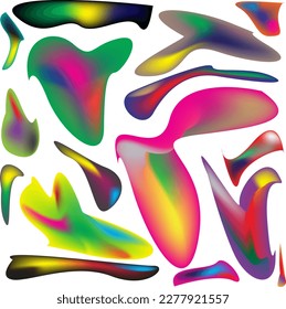 Abstract colorful gradient element background.For design element background.